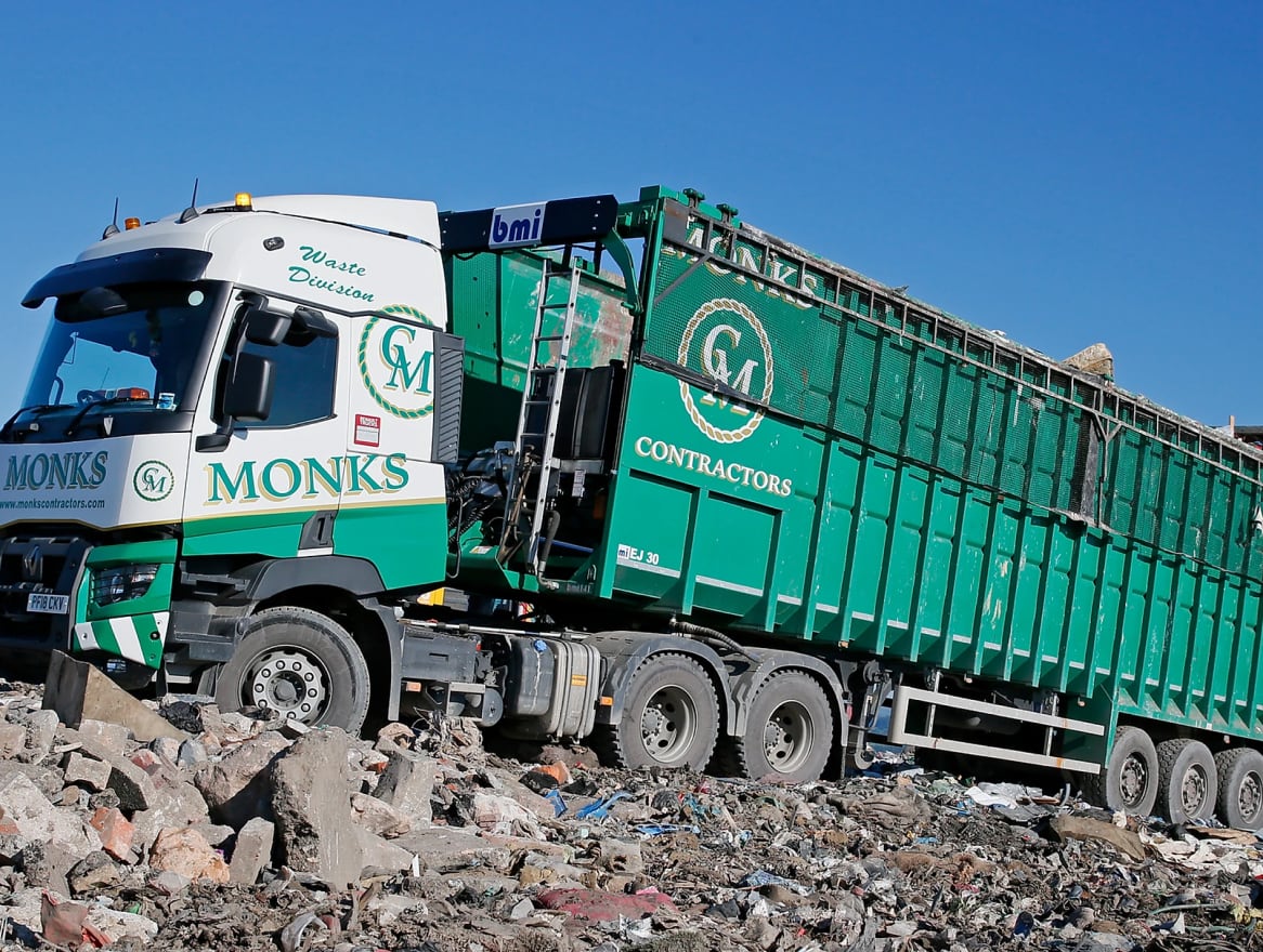 Monks Contractors Waste Haulage Waste Services Waste Plant Hire